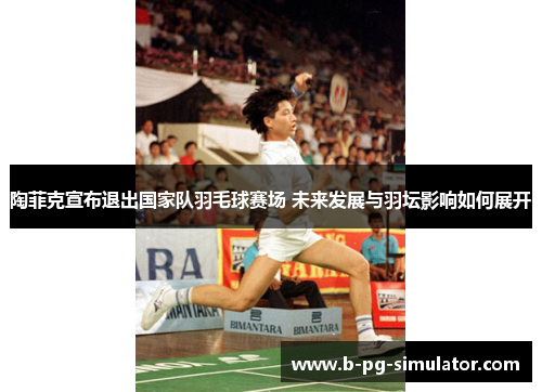 陶菲克宣布退出国家队羽毛球赛场 未来发展与羽坛影响如何展开